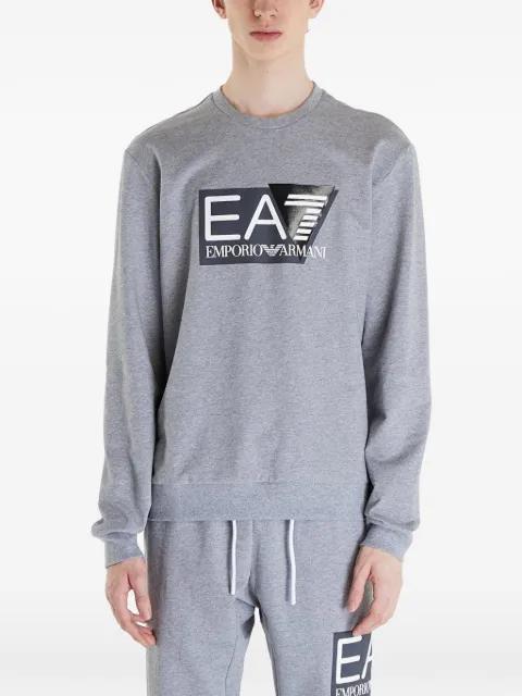 logo-print sweatshirt by EMPORIO ARMANI