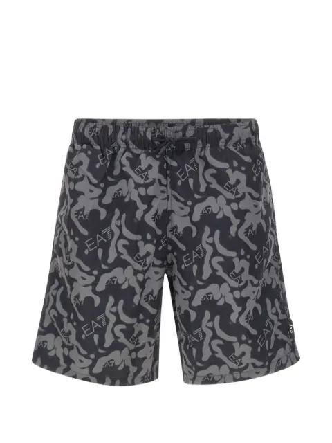 logo-print swim shorts by EMPORIO ARMANI