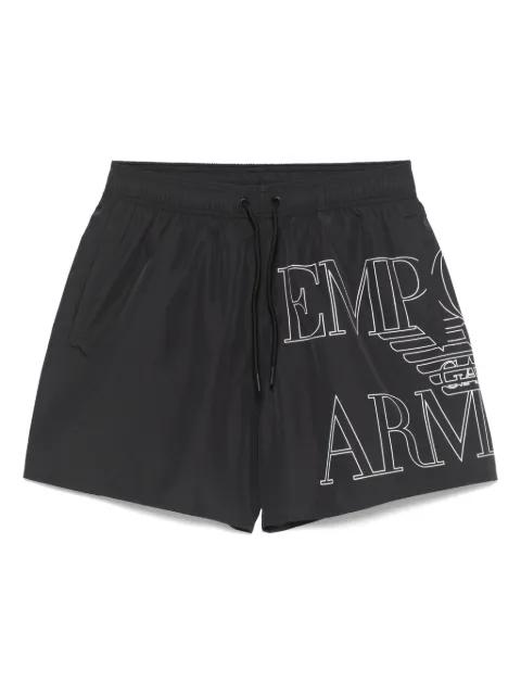 logo-print swim shorts by EMPORIO ARMANI