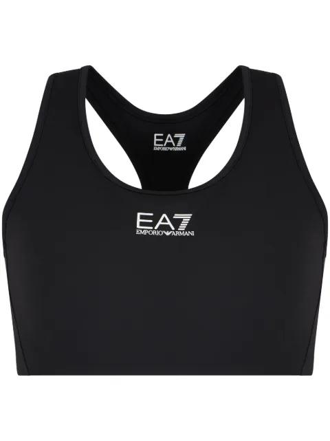 logo-print tank top by EMPORIO ARMANI