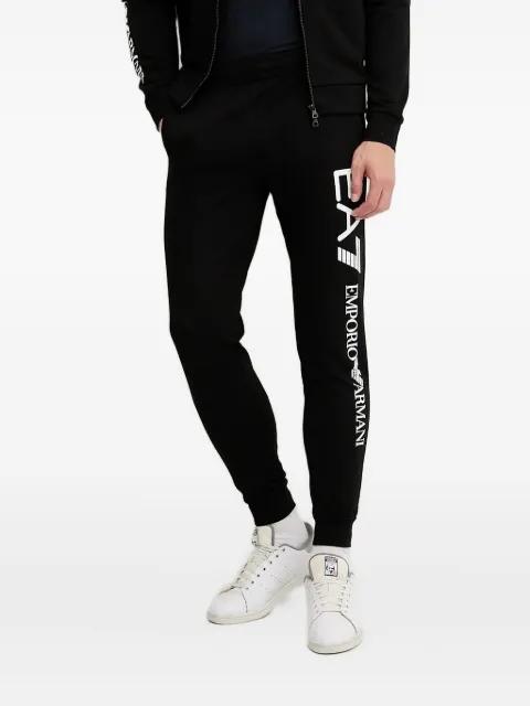 logo-print track pants by EMPORIO ARMANI
