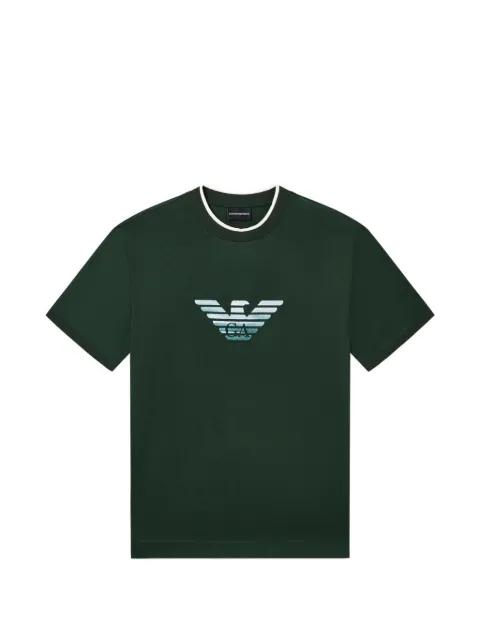 logo round-neck T-shirt by EMPORIO ARMANI