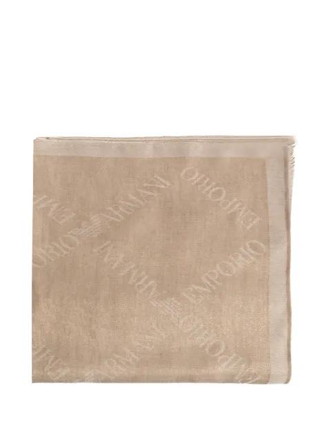 logo scarf by EMPORIO ARMANI