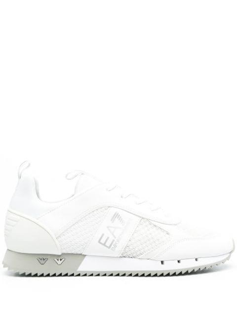 logo side stripe low-top sneakers by EMPORIO ARMANI