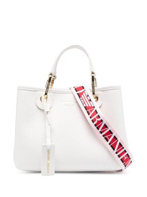 logo-strap tote bag by EMPORIO ARMANI