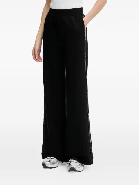 logo-stripe track pants by EMPORIO ARMANI