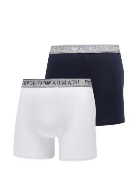 logo-waistband boxers (set of two) by EMPORIO ARMANI