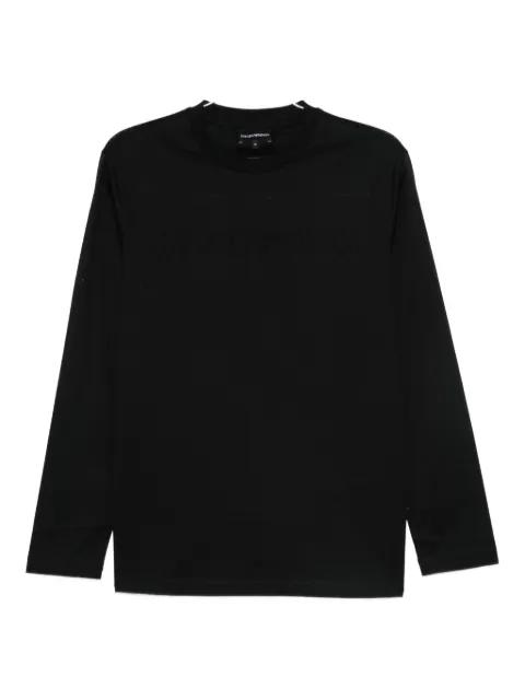 long-sleeve cotton T-shirt by EMPORIO ARMANI