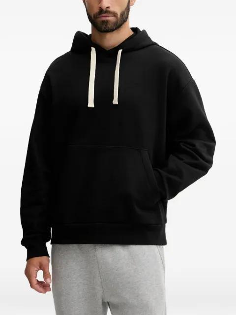 long-sleeve drawstring hoodie by EMPORIO ARMANI