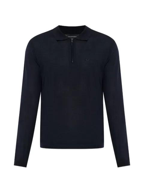 long-sleeve polo shirt by EMPORIO ARMANI