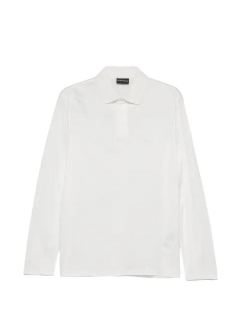 long-sleeve polo shirt by EMPORIO ARMANI