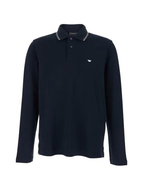 long-sleeve polo shirt by EMPORIO ARMANI