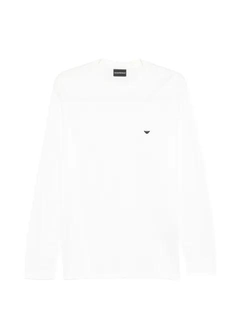 long-sleeved logo T-shirt by EMPORIO ARMANI