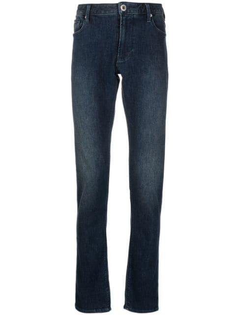 low-rise skinny jeans by EMPORIO ARMANI