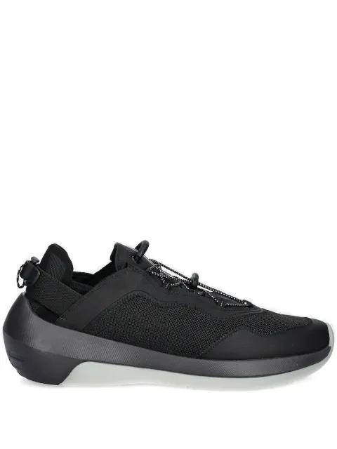 mesh-panelled lace-up sneakers by EMPORIO ARMANI