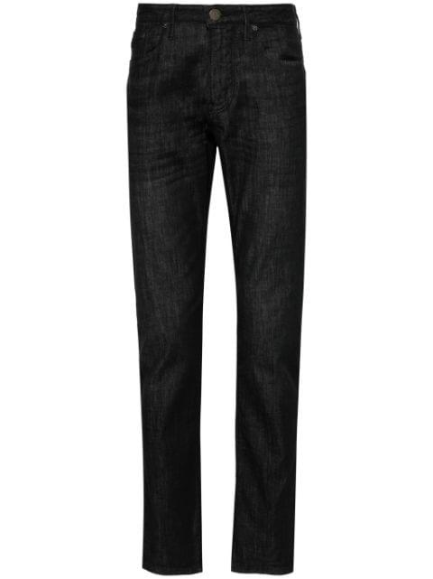 mid-rise slim-fit jeans by EMPORIO ARMANI