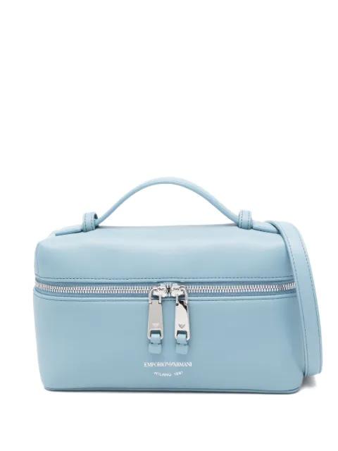 mini leather tote bag by EMPORIO ARMANI