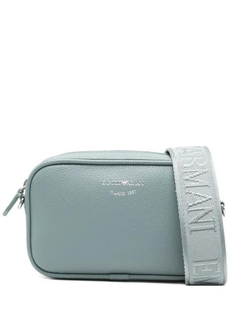 mini logo-strap shoulder bag by EMPORIO ARMANI