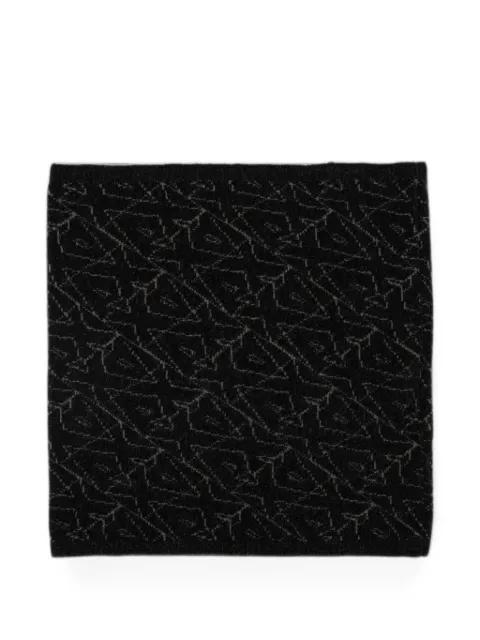 monogram jacquard scarf by EMPORIO ARMANI