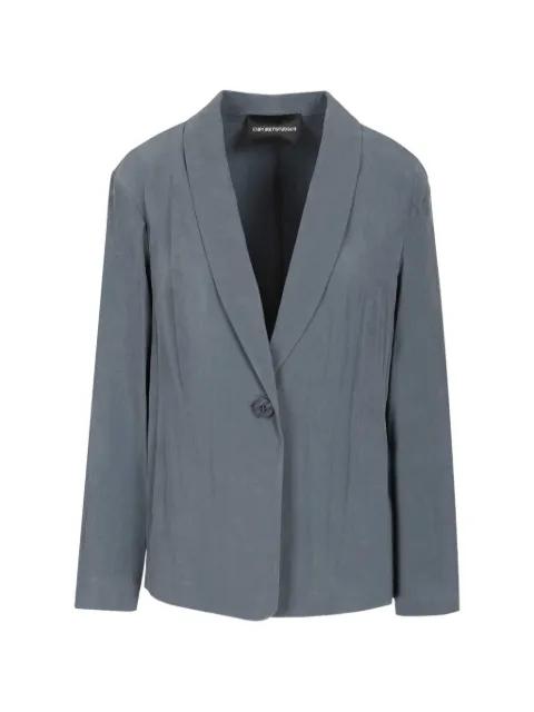 one-button blazer by EMPORIO ARMANI