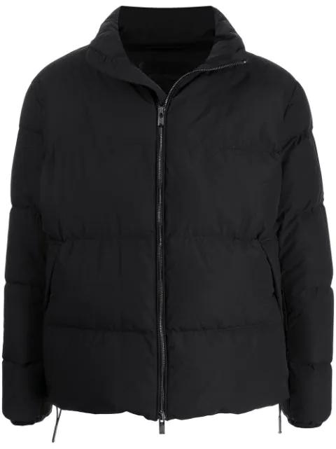 padded high-neck jacket by EMPORIO ARMANI