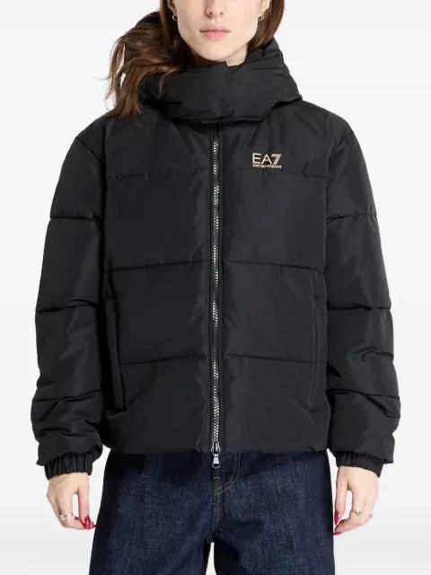 padded hoodied jacket by EMPORIO ARMANI