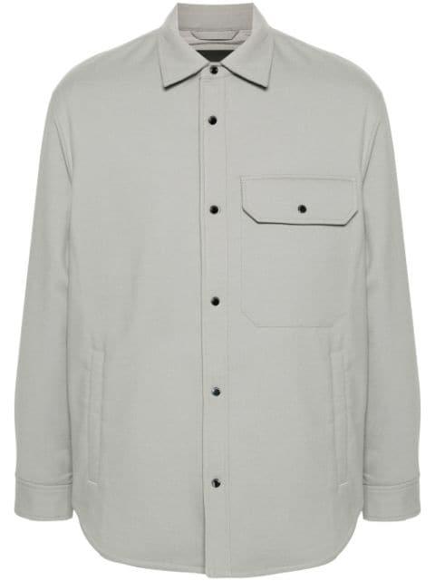 padded shirt jacket by EMPORIO ARMANI