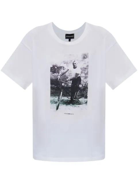 photograph-print T-shirt by EMPORIO ARMANI