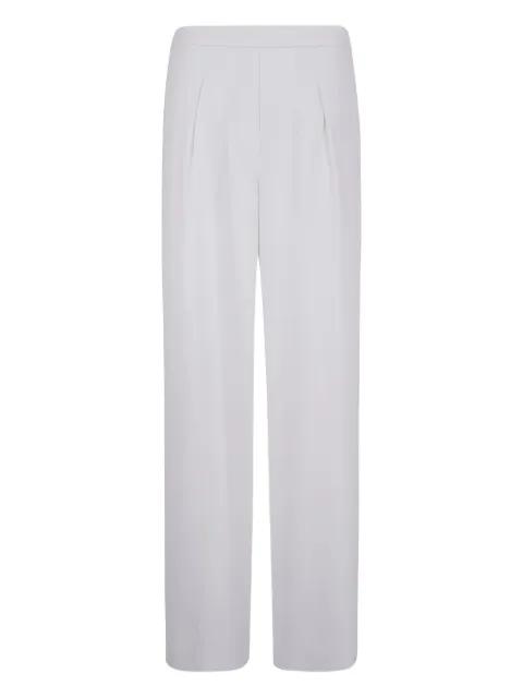 pleated-front straight trousers by EMPORIO ARMANI