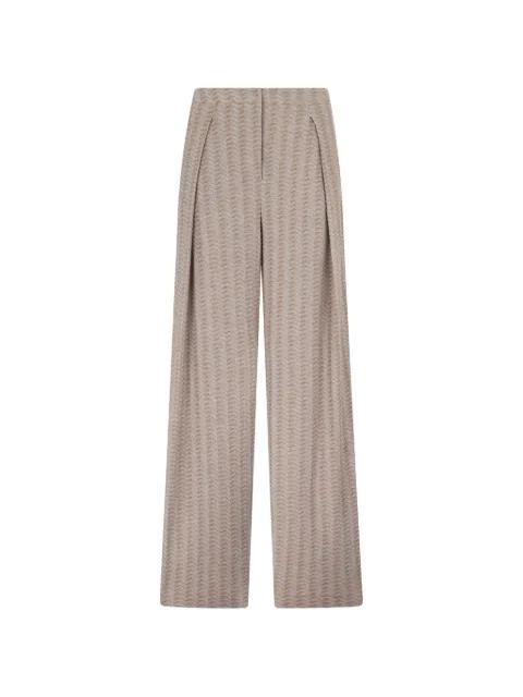 pleated palazzo pants by EMPORIO ARMANI