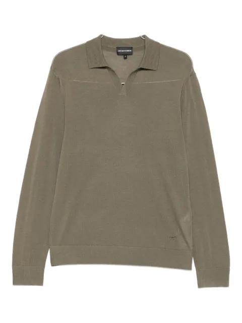 polo-collar sweater by EMPORIO ARMANI