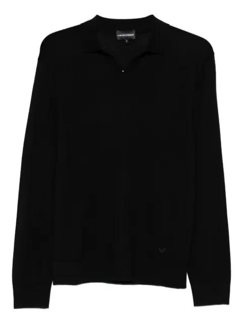 polo-neck long-sleeve sweater by EMPORIO ARMANI