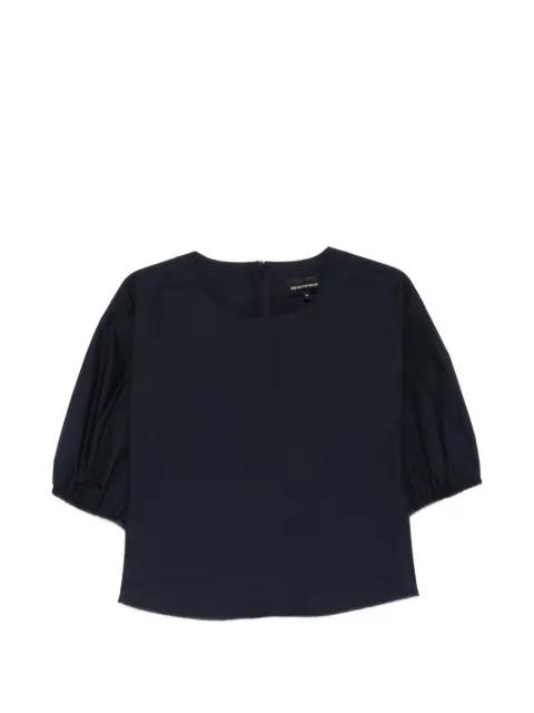 puff-sleeve blouse by EMPORIO ARMANI