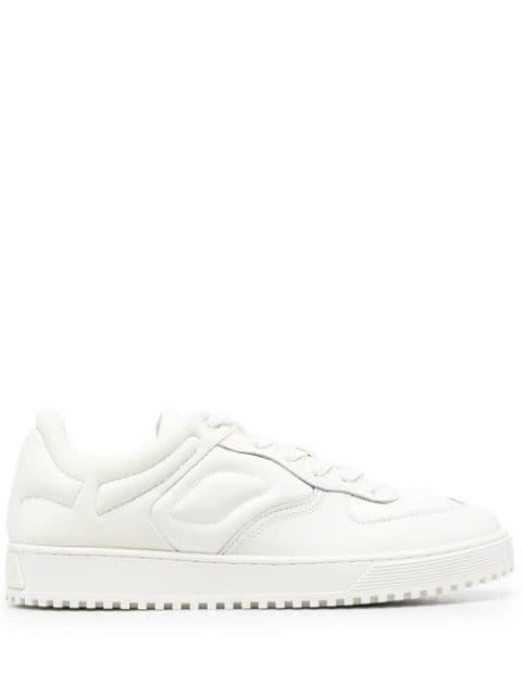 quilted-finish low-top sneakers by EMPORIO ARMANI