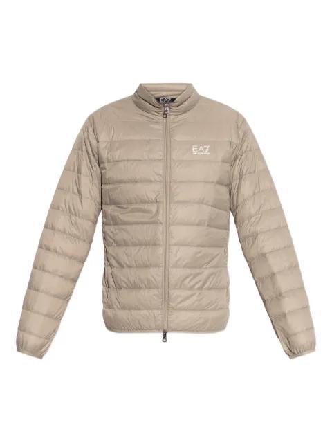 quilted logo jacket by EMPORIO ARMANI