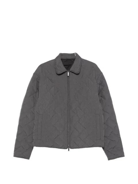 quilted zip-fastening jacket by EMPORIO ARMANI