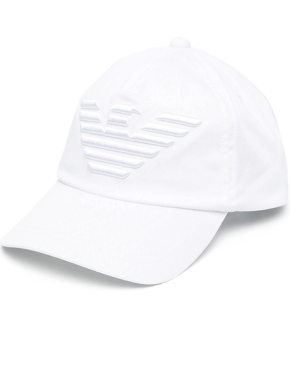 raised logo baseball cap by EMPORIO ARMANI