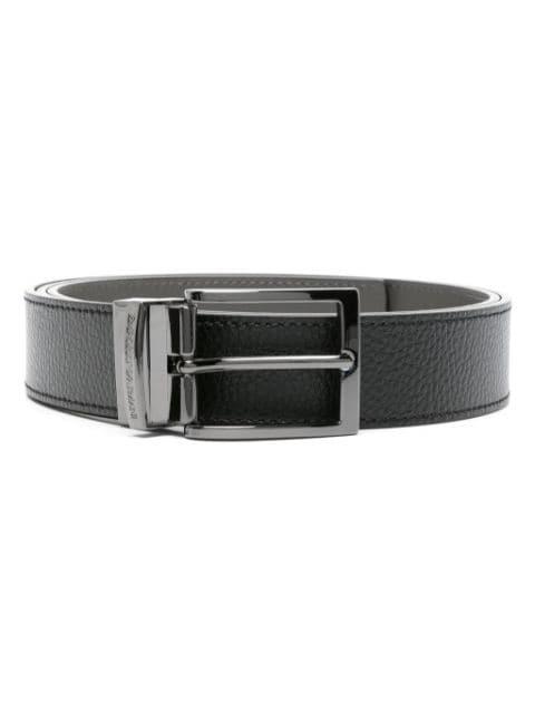 reversible leather belt by EMPORIO ARMANI