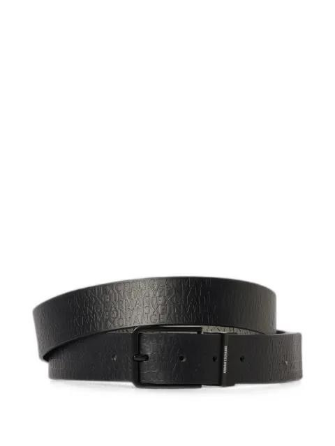 reversible logo-print belt by EMPORIO ARMANI