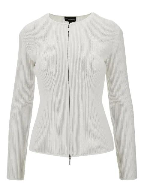 ribbed cardigan by EMPORIO ARMANI