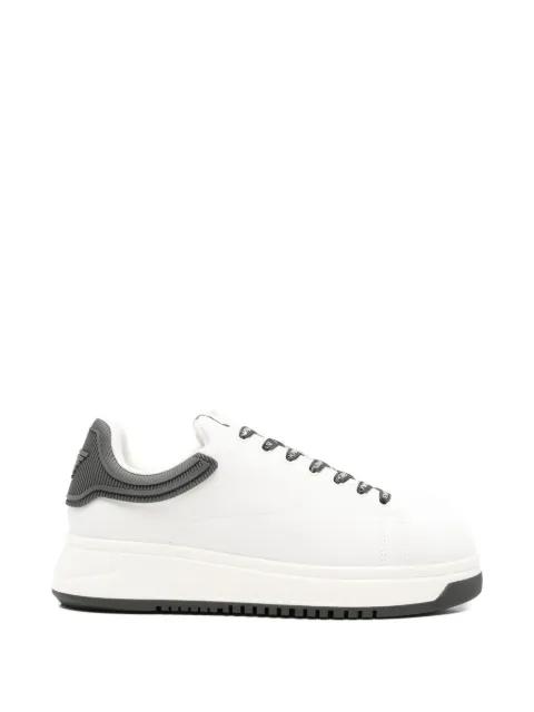 ribbed-trim sneakers by EMPORIO ARMANI