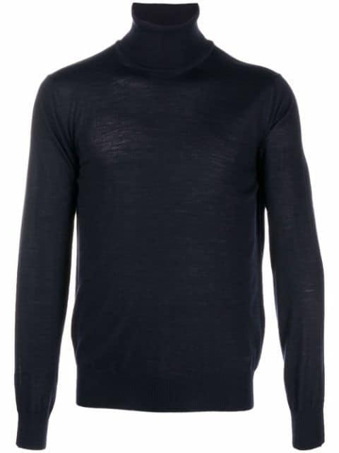 rollneck knitted jumper by EMPORIO ARMANI