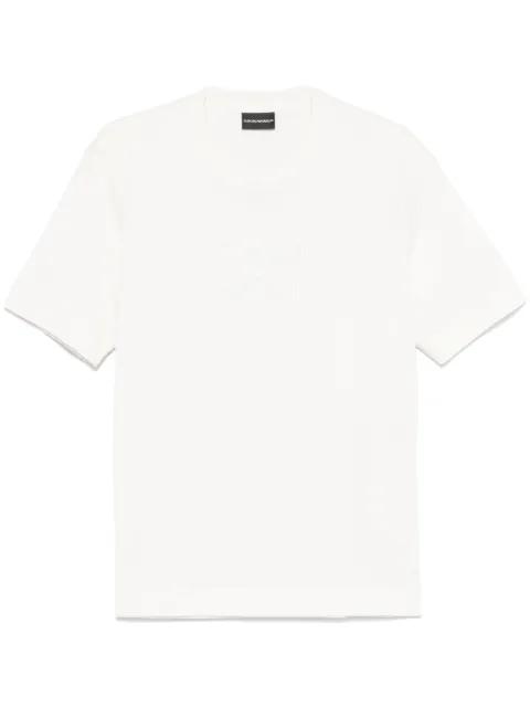 rubberised-logo T-shirt by EMPORIO ARMANI
