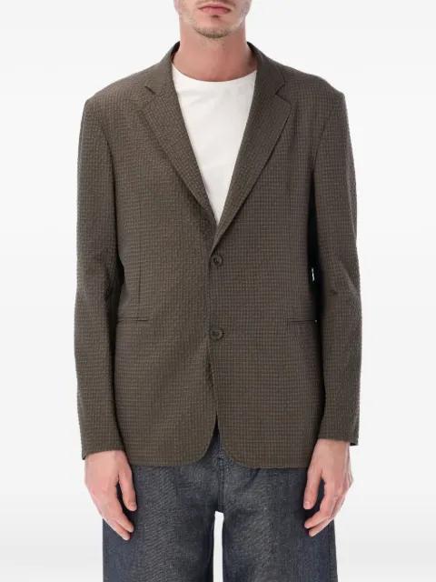 seersucker blazer by EMPORIO ARMANI