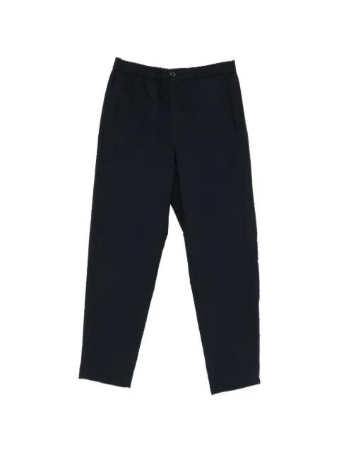 seersucker-texture trousers by EMPORIO ARMANI