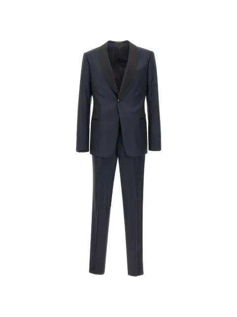shawl lapels single-breasted suit by EMPORIO ARMANI