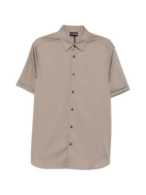 short-sleeve button-down shirt by EMPORIO ARMANI