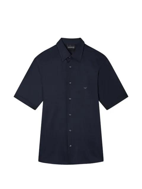 short-sleeve buttoned shirt by EMPORIO ARMANI