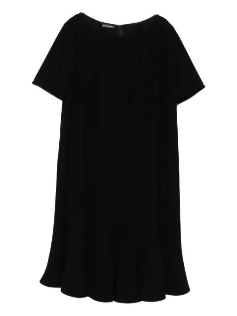 short-sleeve flared dress by EMPORIO ARMANI