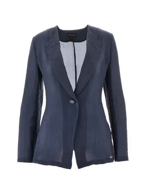 single-breasted blazer by EMPORIO ARMANI